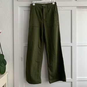 Zara woman olive green pants￼